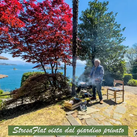 Lejlighed Appartamento - Monolocale 1 Room - Vista Lago, Giardino Spiaggia A Stresa Vista Isole Borromee E Golfo Borromeo - Stresaflat Stresa
