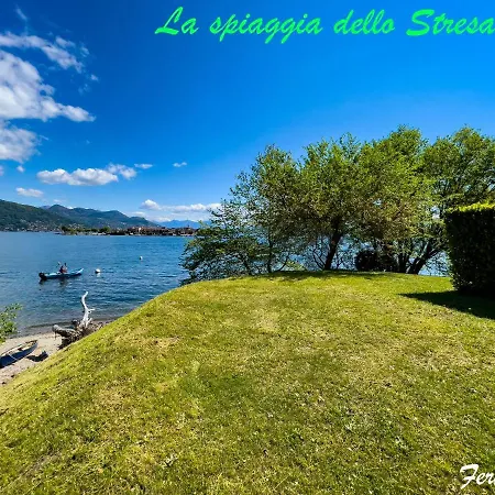 Apartment Vista Lago: Lakeside Garden Retreat With Borromean Islands View *