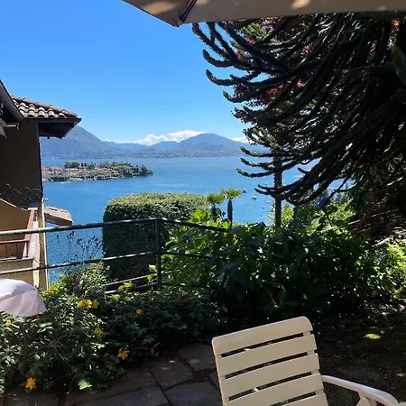 Appartamento - Monolocale 1 Room - Vista Lago, Giardino Spiaggia A Stresa Vista Isole Borromee E Golfo Borromeo - Stresaflat Lejlighed Stresa
