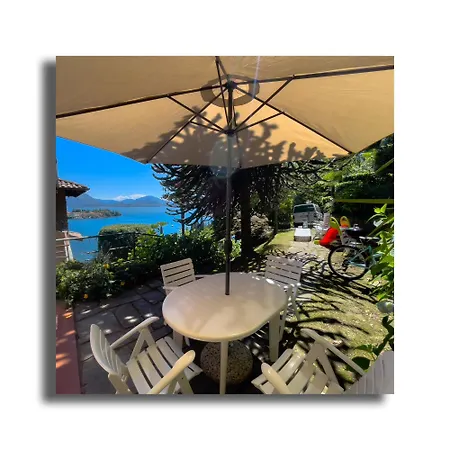 Apartment Vista Lago: Lakeside Garden Retreat With Borromean Islands View *