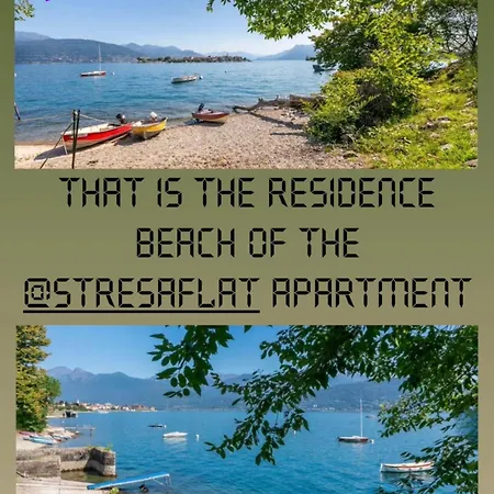 Appartamento - Monolocale 1 Room - Vista Lago, Giardino Spiaggia A Stresa Vista Isole Borromee E Golfo Borromeo - Stresaflat Lejlighed