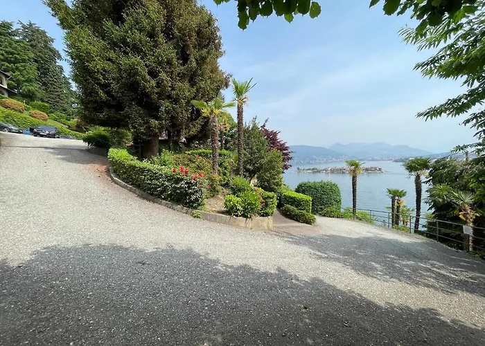 Vista Lago, Giardino A Vista Isole Borromee E Golfo Borromeo - Stresaflat * Stresa