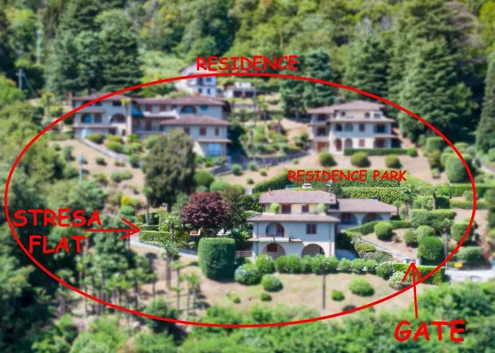 Vista Lago, Giardino A Vista Isole Borromee E Golfo Borromeo - Stresaflat * Στρέσα