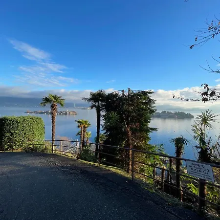 דירה Vista Lago, Giardino A Vista Isole Borromee E Golfo Borromeo - Stresaflat *