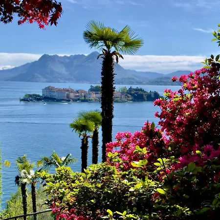 Vista Lago, Giardino A Vista Isole Borromee E Golfo Borromeo - Stresaflat דירה