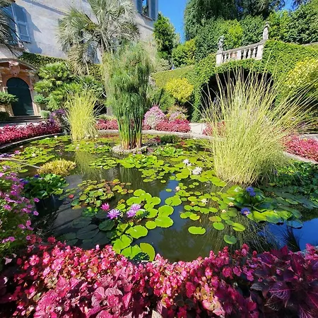 Vista Lago, Giardino A Vista Isole Borromee E Golfo Borromeo - Stresaflat * סטרסה