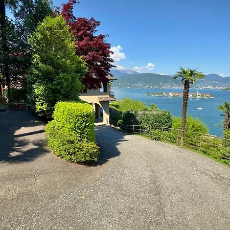 Vista Lago, Giardino A Vista Isole Borromee E Golfo Borromeo - Stresaflat דירה